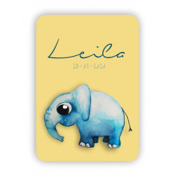 Geboortekaartje Leila